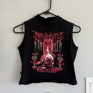 Mary Wyatt High Neck Top Size UK14